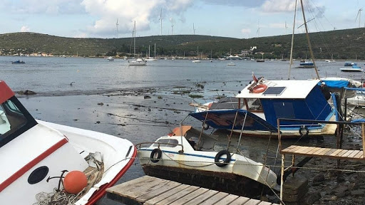 Danni del mini-tsunami a Smirne